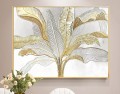 Textura de decoración de pared de hoja de plata dorada